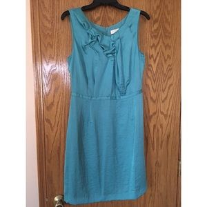 Teal LOFT sleeveless dress